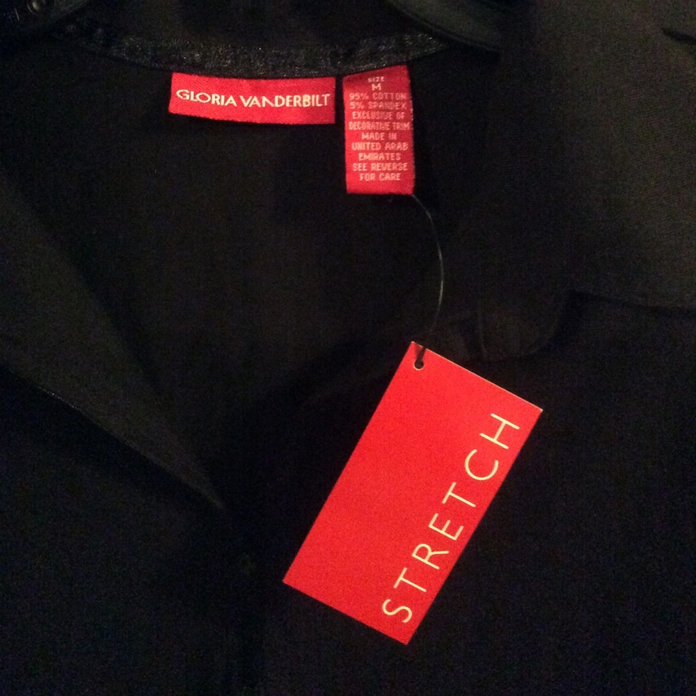 NWT Gloria Vanderbilt Blouse - Medium